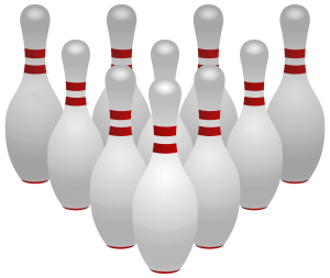 Bowling pins PNG-24374